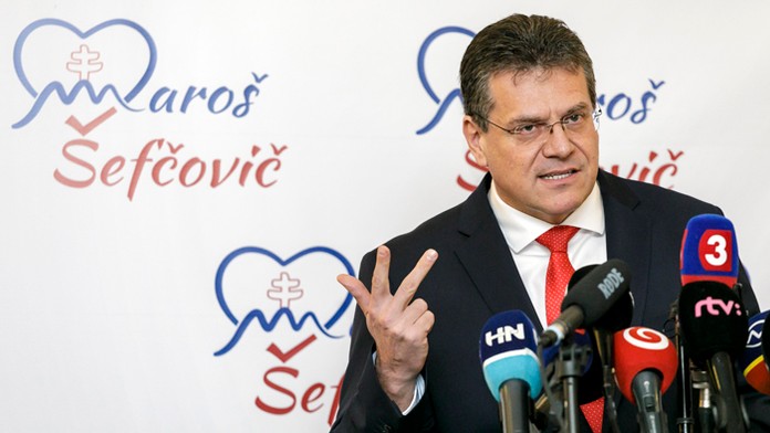 Prezidentský kandidát Maroš Šefčovič.