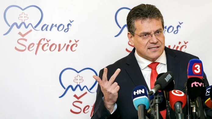 Prezidentský kandidát Maroš Šefčovič.