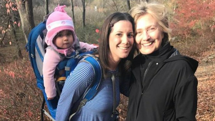 Nečakané stretnutie s Hillary Clintonovou.