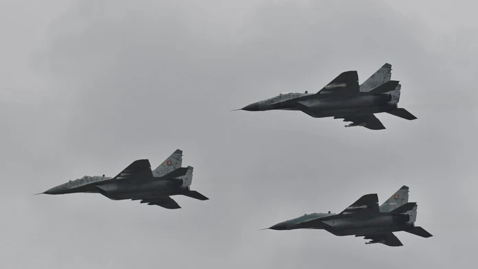 Stíhacie lietadlá MiG-29.