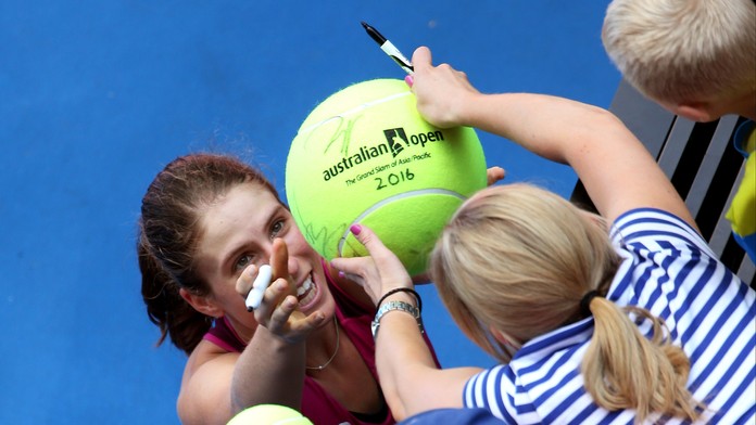 Britská tenistka Johanna Kontová.