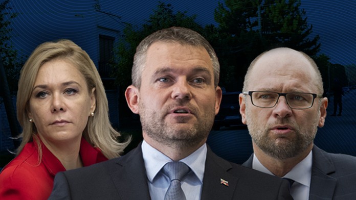 Peter Pellegrini, Denisa Saková a Richard Sulík
