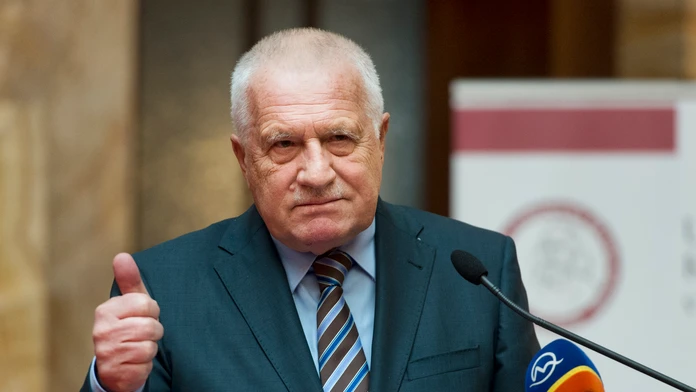 Bývalý český prezident Václav Klaus.