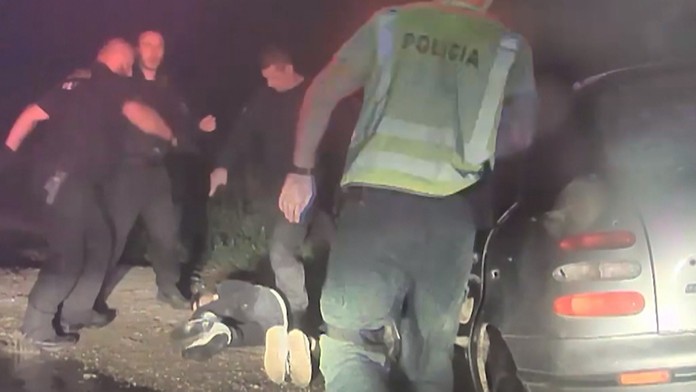 Incident zachytila kamera. 