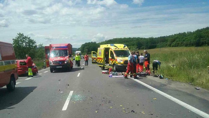 Tragická nehoda pri Lieskovci.