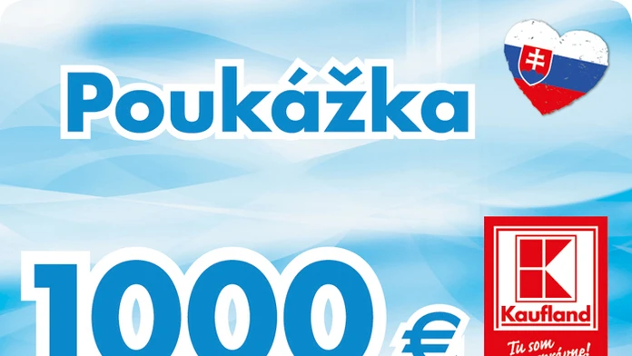 Poukážka na 1 000 €.