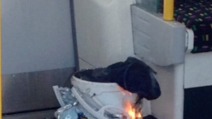 Podomácky vyrobená bomba.