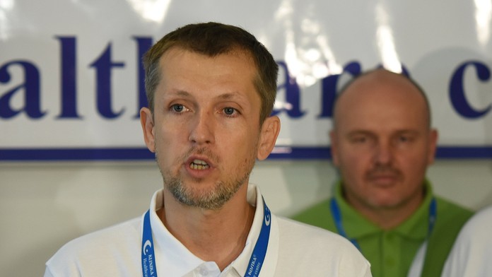 Na snímke lekár Pavol Kostka