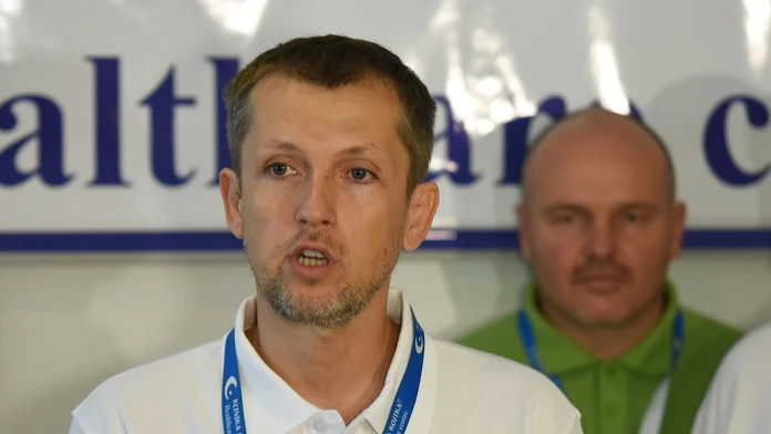 Na snímke lekár Pavol Kostka
