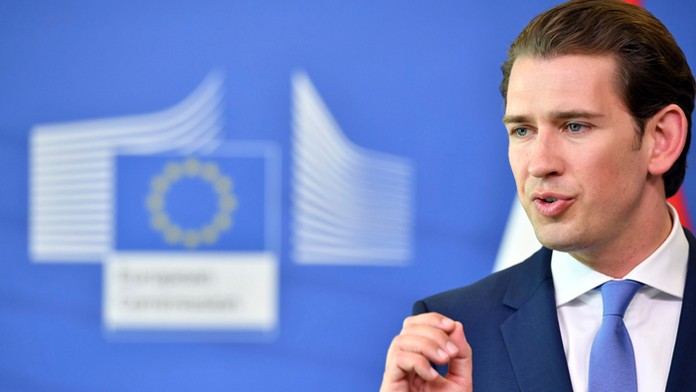 Rakúsky kancelár Sebastian Kurz.