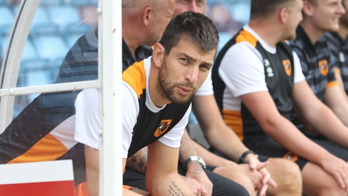 Dušan Kuciak na lavičke Hull City.