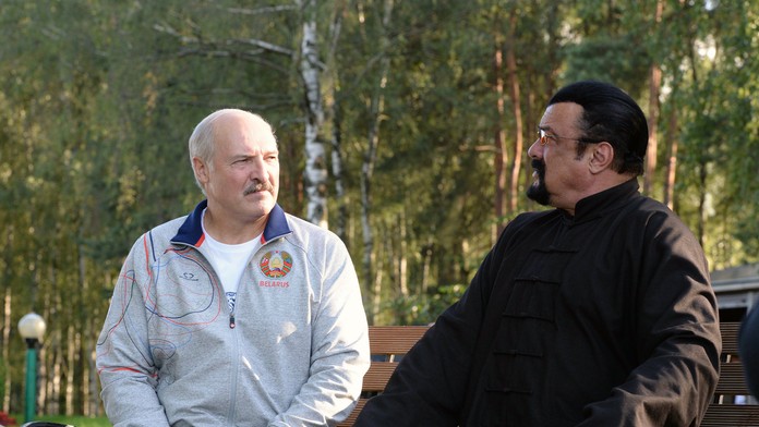 Lukašenko a Seagal.