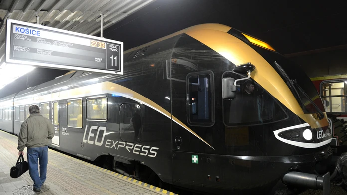 Český súkromný vlakový dopravca Leo Expres