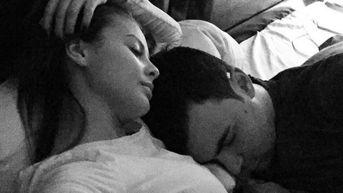 Monika Bagárová s bývalým priateľom. 