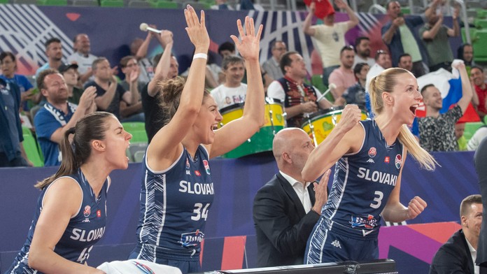 Slovenské basketbalistky si pripísali premiérové víťazstvo na ME. Triumfom nad Tureckom si zabezpečili postup