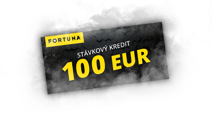Vyhraj stávkový kredit od stávkovej spoločnosti Fortuna v hodnote 100 eur.