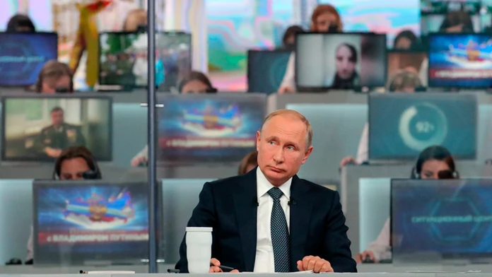 Ruský prezident Vladimir Putin.