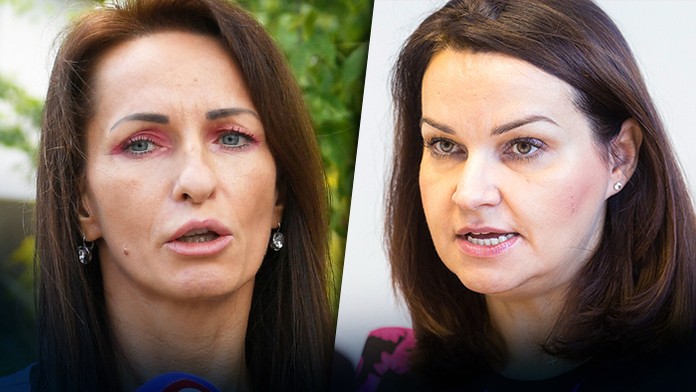 Gabriela Bartošová a Adriana Šklíbová.