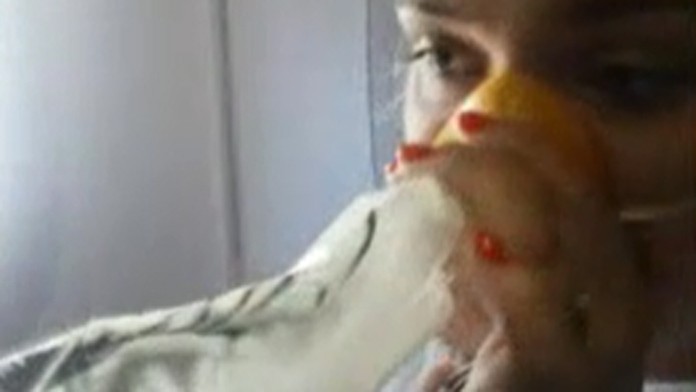 Kyslíkové masky v lietadle.