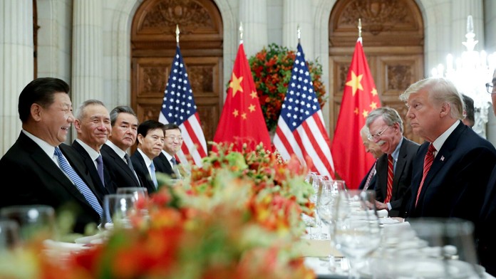 Čínsky a americký prezident na spoločnej večeri.