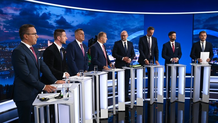 Účastníci predvolebnej diskusie - 25. 9. 2023