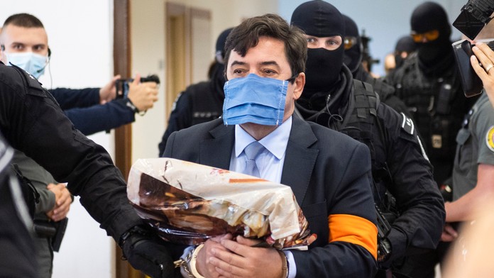 Alena Zsuzsová na pojednávaní v prípade vraždy Jána Kuciaka a Martiny Kušnírovej.