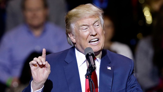 Donald Trump sa prihovára svojim stúpencom v meste Fayetteville.