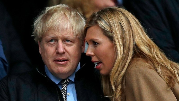 Boris Johnson s priateľkou