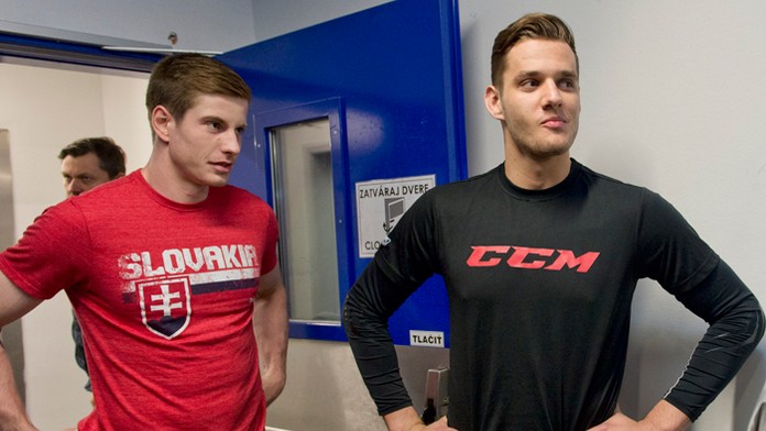 Peter Cehlárik a Christián Jaroš.