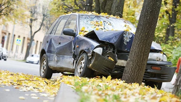 Auto v strome.