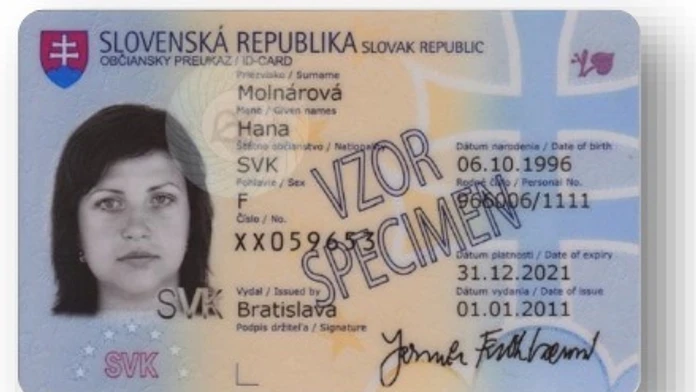 Občiansky preukaz - ilustračná foto