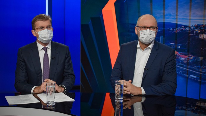 Peter Žiga a Richard Sulík.