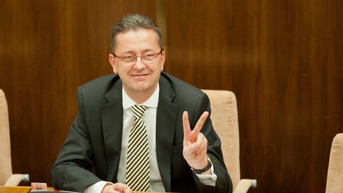 Na snímke podpredseda NRSR Martin Glváč