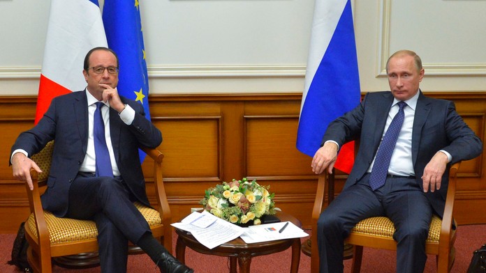 Hollande a Pustin