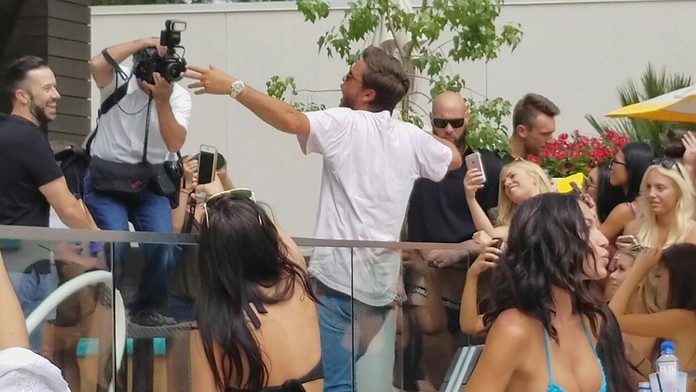 Scott Disick na párty.