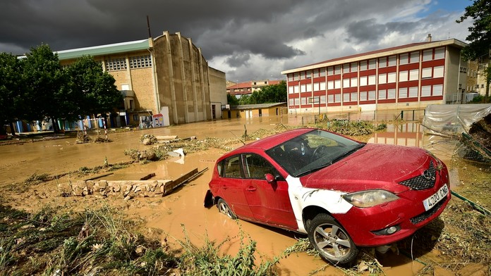 Španielsko po záplavách.