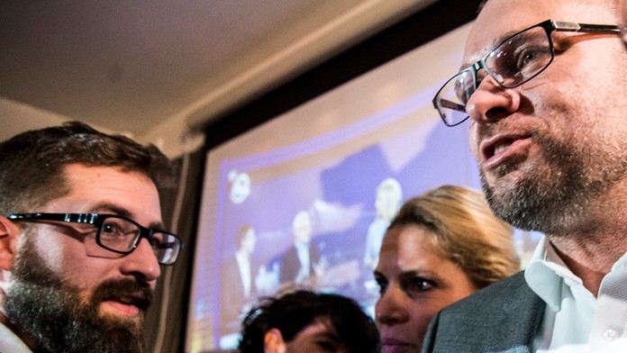 Richard Sulík a Martin Poliačik.