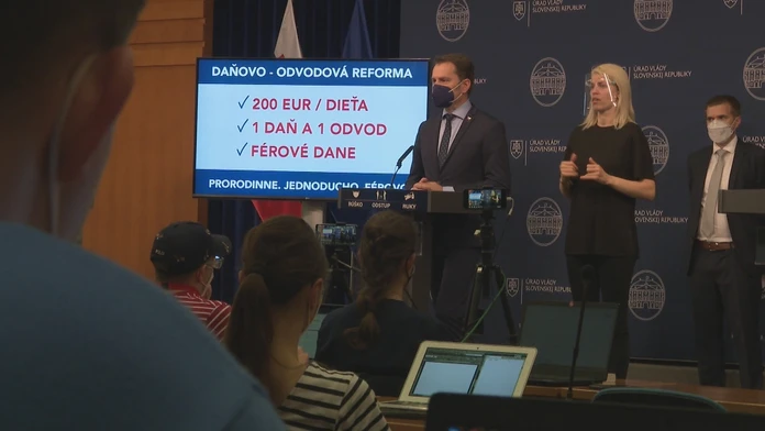 Igor Matovič predstavuje daňovo-odvodovú reformu