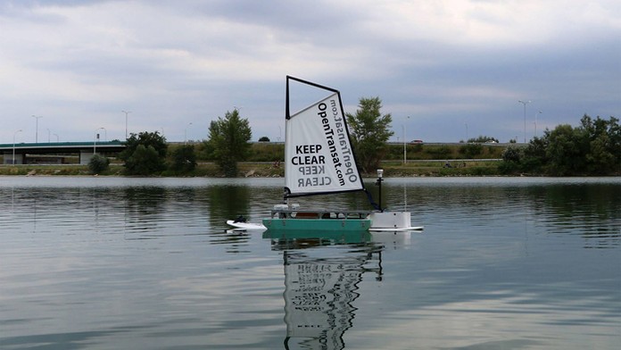Loď, s ktorou chce Andrej Osuský prekonať svetový rekord a pokoriť Atlantik.   