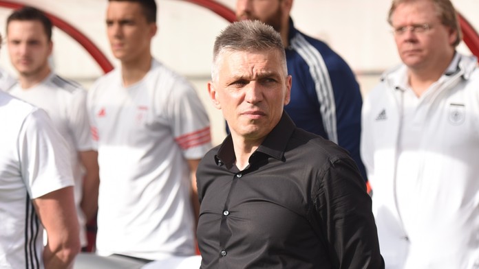 Na snímke tréner Ružomberka Norbert Hrnčár počas finále Slovnaft Cup-u medzi ŠK Slovan Bratislava – MFK Ružomberok.