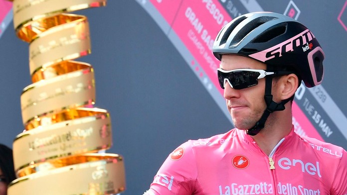 Britský cyklista Simon Yates počas Giro d´Italia 2018.
