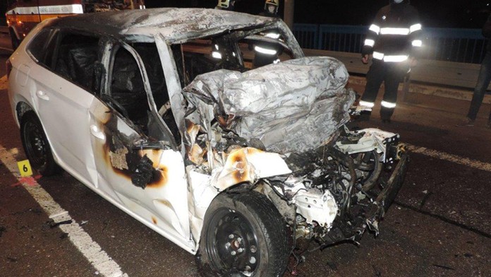 Nehoda za tunelom Horelica.