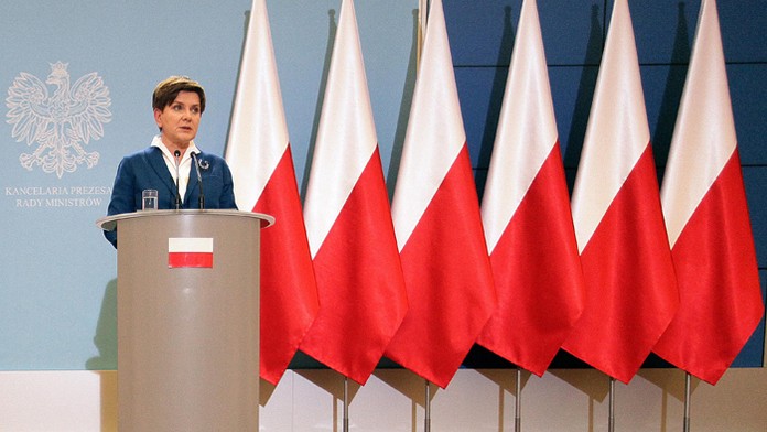 Poľská premiérka  Beata Szydlová.