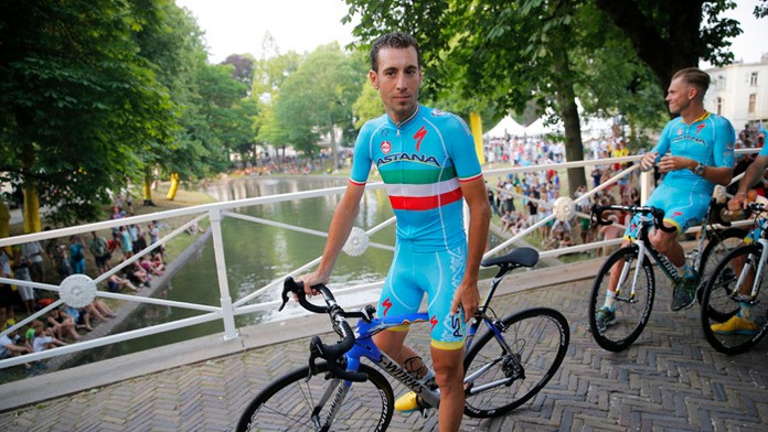 Líder tímu Astana Vincenzo Nibali.