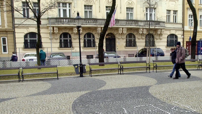 Budova veľvyslanectva USA na archívnej snímke.