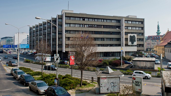 Na snímke budova Ministerstva spravodlivosti. V budove sídli aj Najvyšší súd.