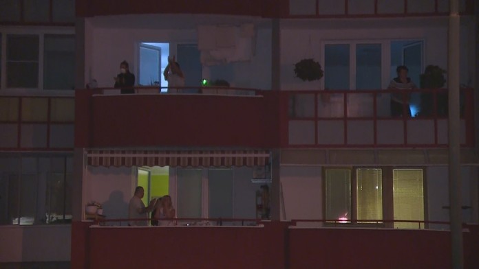 Poďakovanie na bratislavských Dlhých dieloch.