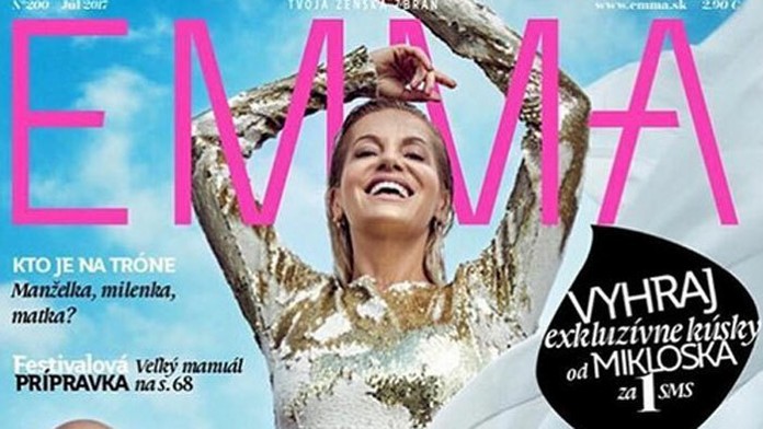Dara Rolins na titulke časopisu EMMA