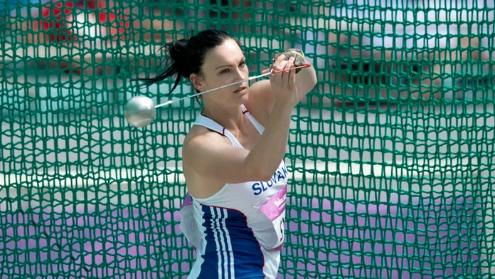 Kladivárka Martina Hrašnová na 1. Európskych hrách v Baku.