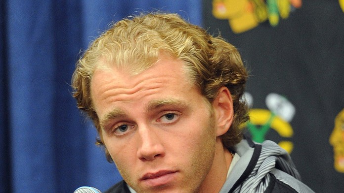 Hráč Chicago Blackhawks Patrick Kane.